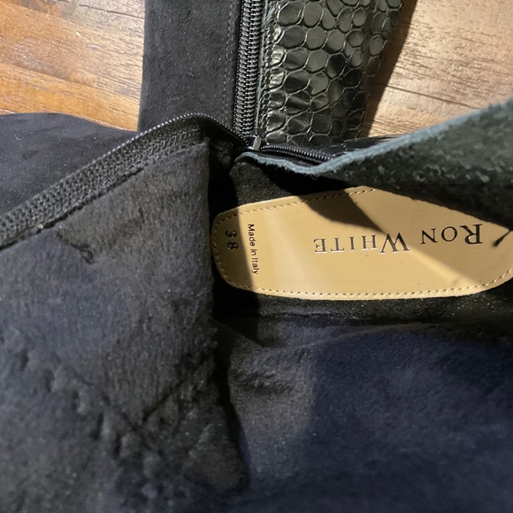 Ron White Loris Tall Boot Suede Leather size EU38/US 7.5 - Picture 8 of 8